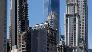 Preview wallpaper skyscrapers, buildings, houses, city