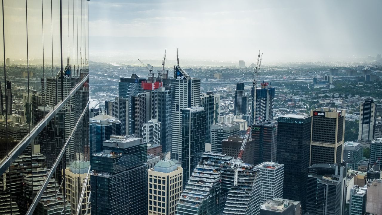 Wallpaper skyscrapers, buildings, modern, architecture