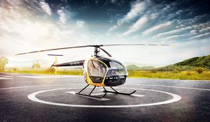 Preview wallpaper sl-230, scout, helicopter, rise