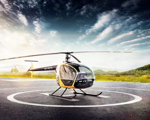 Preview wallpaper sl-230, scout, helicopter, rise