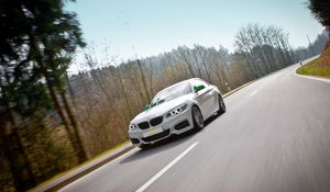 Preview wallpaper sl, 2-series, bmw, white, cars, traffic