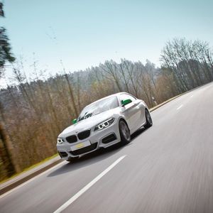 Preview wallpaper sl, 2-series, bmw, white, cars, traffic