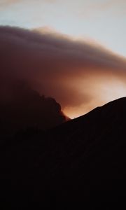 Preview wallpaper slope, fog, smoke, dark