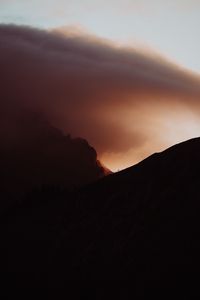 Preview wallpaper slope, fog, smoke, dark