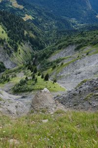 Preview wallpaper slope, grass, gorge, mountains, landscape