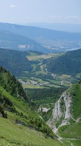 Preview wallpaper slope, grass, hills, valley, nature