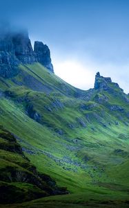 Preview wallpaper slope, grass, landscape, nature