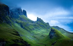 Preview wallpaper slope, grass, landscape, nature