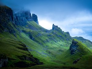 Preview wallpaper slope, grass, landscape, nature