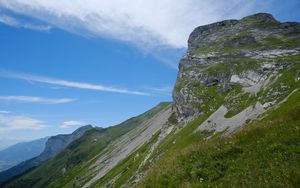 Preview wallpaper slope, grass, mountain, landscape