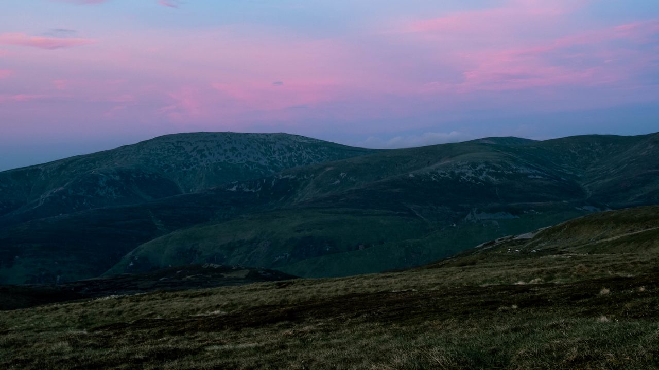 Wallpaper slope, hills, landscape