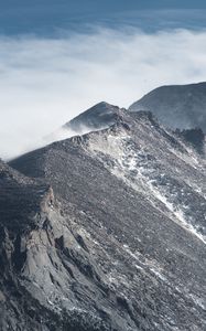 Preview wallpaper slope, mountain, fog