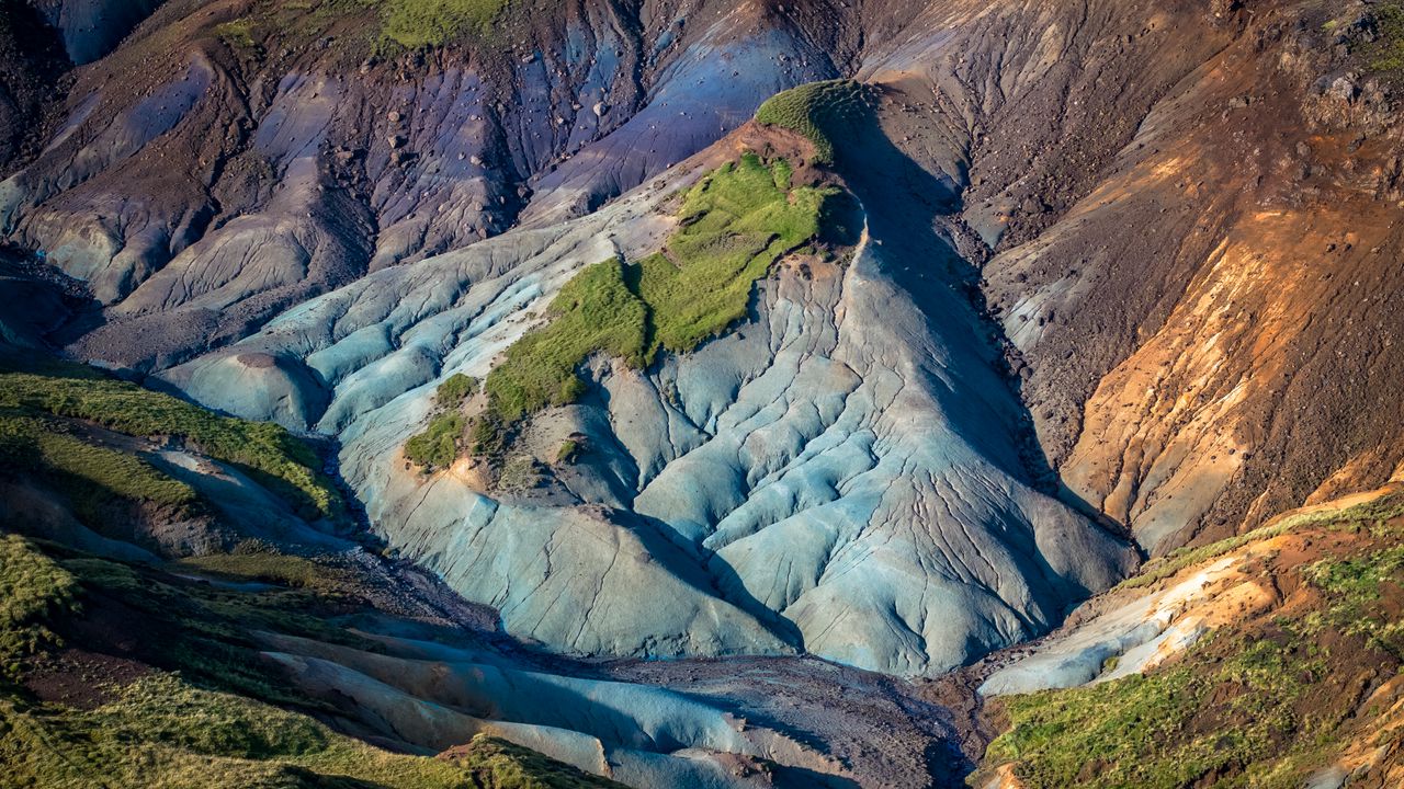 Wallpaper slope, mountains, relief, landscape, nature