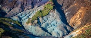 Preview wallpaper slope, mountains, relief, landscape, nature