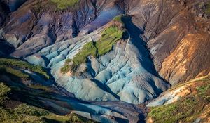 Preview wallpaper slope, mountains, relief, landscape, nature