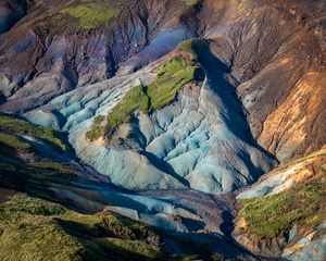 Preview wallpaper slope, mountains, relief, landscape, nature