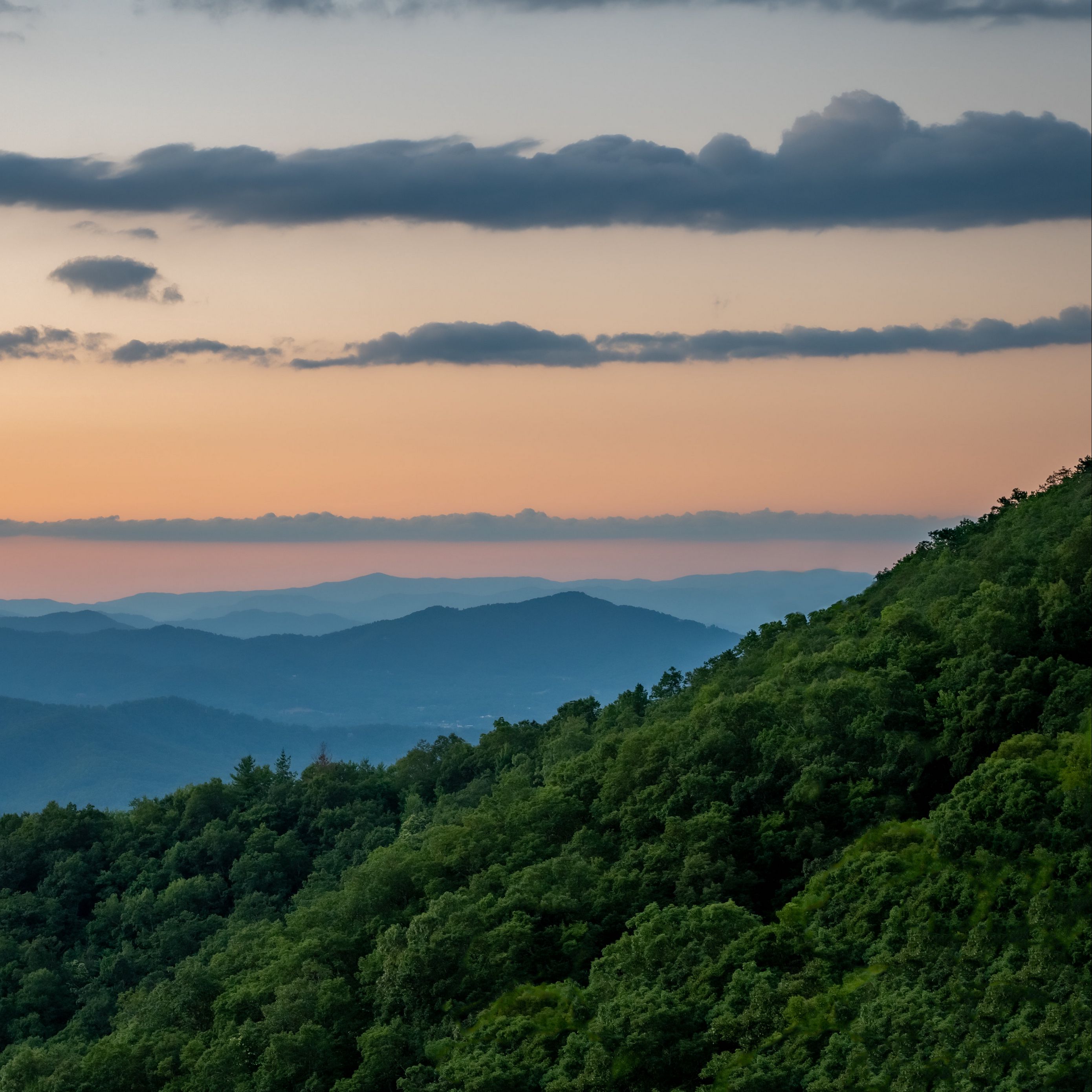 Download wallpaper 2780x2780 slope, mountains, trees, sky ipad air ...