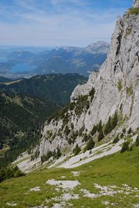 Preview wallpaper slope, trees, mountains, landscape