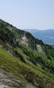 Preview wallpaper slope, trees, nature, mountains