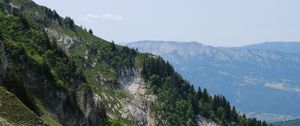 Preview wallpaper slope, trees, nature, mountains