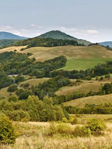 Preview wallpaper slovakia, mountains, grass, sky