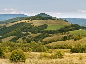 Preview wallpaper slovakia, mountains, grass, sky