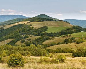 Preview wallpaper slovakia, mountains, grass, sky