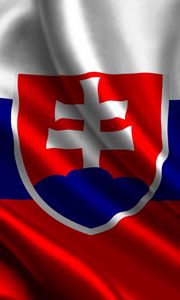 Preview wallpaper slovakia, satin, flag