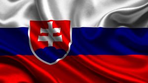 Preview wallpaper slovakia, satin, flag