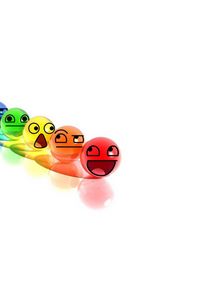 Preview wallpaper smile, balls, colorful