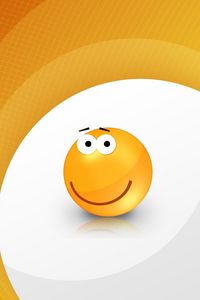 Preview wallpaper smile, emotion, yellow, vector