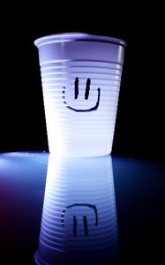 Preview wallpaper smile, glass, happiness
