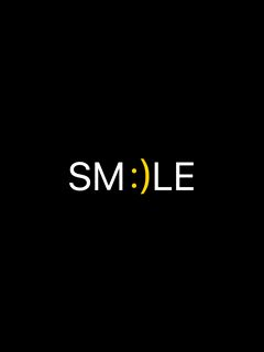 240x320 Wallpaper smile, positive, word, cheerful