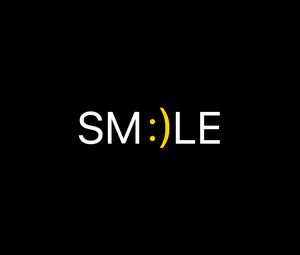Preview wallpaper smile, positive, word, cheerful
