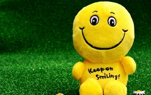 Preview wallpaper smiley, happy, toy, funny, positive