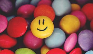 Preview wallpaper smiley, smile, candy, colorful