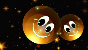 Preview wallpaper smileys, stars, happy, smile