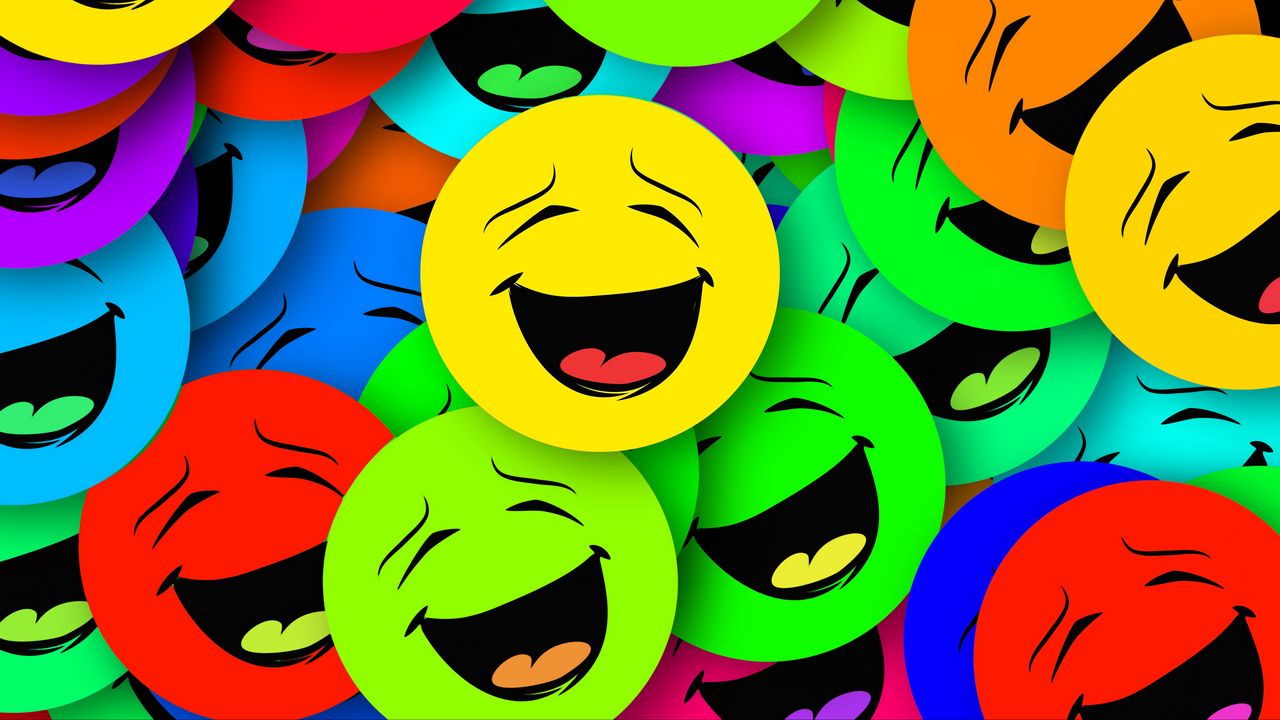 Wallpaper smilies, smiles, colorful, emotion