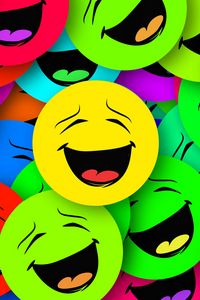 Preview wallpaper smilies, smiles, colorful, emotion