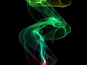 Preview wallpaper smoke, abstraction, digital, winding, color