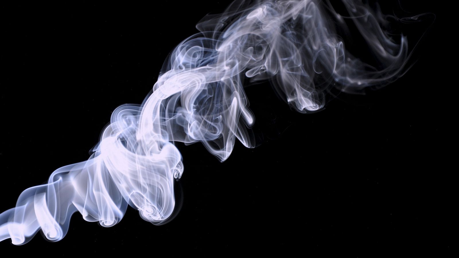 Download wallpaper 1600x900 smoke, background, black widescreen 16:9 hd  background