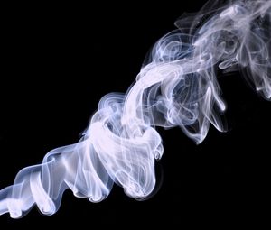 Preview wallpaper smoke, background, black