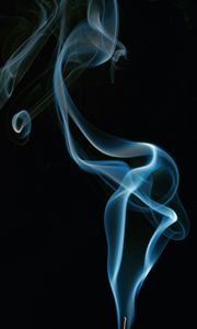 Preview wallpaper smoke, bends, abstraction, black