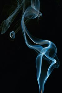 Preview wallpaper smoke, bends, abstraction, black