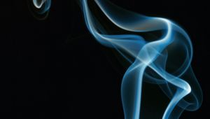 Preview wallpaper smoke, bends, abstraction, black