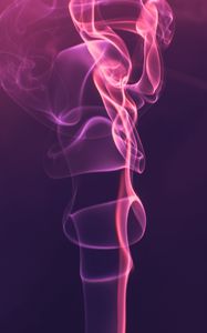 Preview wallpaper smoke, bends, abstraction, purple