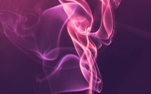 Preview wallpaper smoke, bends, abstraction, purple