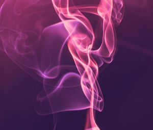 Preview wallpaper smoke, bends, abstraction, purple