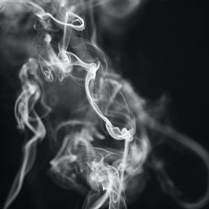 Preview wallpaper smoke, bends, black and white, bw
