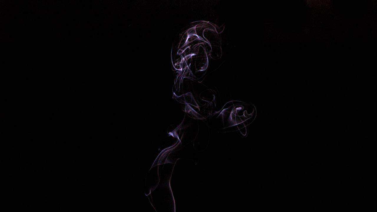Wallpaper smoke, black, background